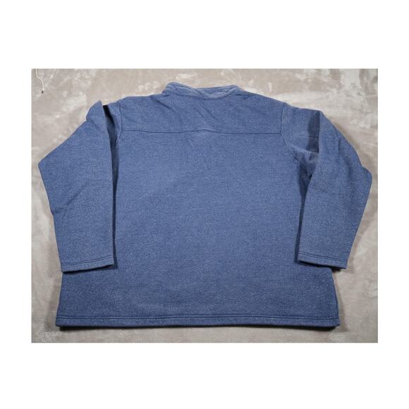 Columbia Pullover Mens 2XL Blue Fleece Half Zip Sweater Outdoors Hiking XXL - Picture 2 of 7